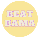 Beat Bama Block Letters