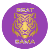 Beat Bama Tiger Purple