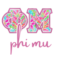 Floral Greek Letters