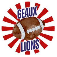 Geaux Lions Stripe