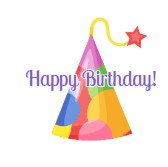 HBD Hat With Red Star