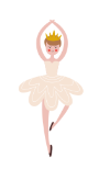White Dress Ballerina